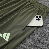 25/26 Real Madrid Training Dark Olive Kids Size Tracksuit - Premium Quality Kits at Football Monarch