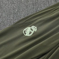 25/26 Real Madrid Training Dark Olive Kids Size Tracksuit - Premium Quality Kits at Football Monarch