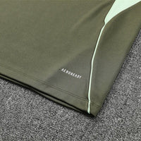 25/26 Real Madrid Training Dark Olive Tracksuit - Premium Quality Kits at Football Monarch