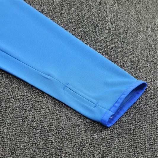 25/26 Real Madrid Training Light Blue Kids Size Tracksuit - Premium Quality Kits at Football Monarch