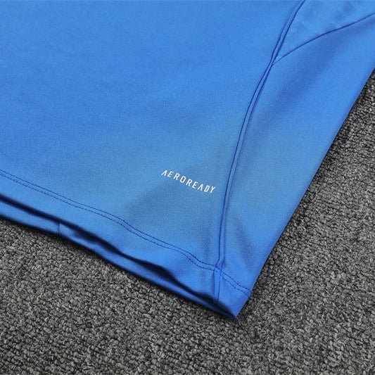 25/26 Real Madrid Training Light Blue Kids Size Tracksuit - Premium Quality Kits at Football Monarch