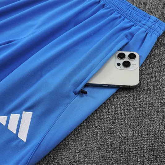 25/26 Real Madrid Training Light Blue Tracksuit - Premium Quality Kits at Football Monarch