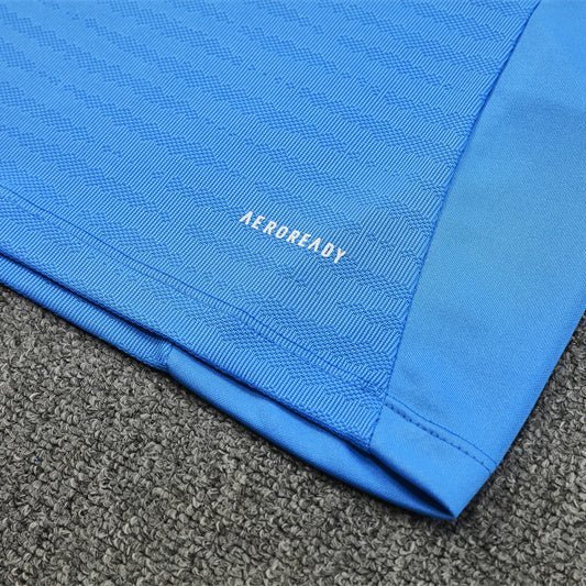 25/26 Real Madrid Training Light Blue Tracksuit - Premium Quality Kits at Football Monarch