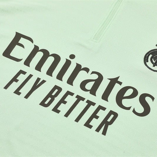 25/26 Real Madrid Training Lime Green Kids Size Tracksuit - Premium Quality Kits at Football Monarch