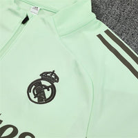 25/26 Real Madrid Training Lime Green Kids Size Tracksuit - Premium Quality Kits at Football Monarch