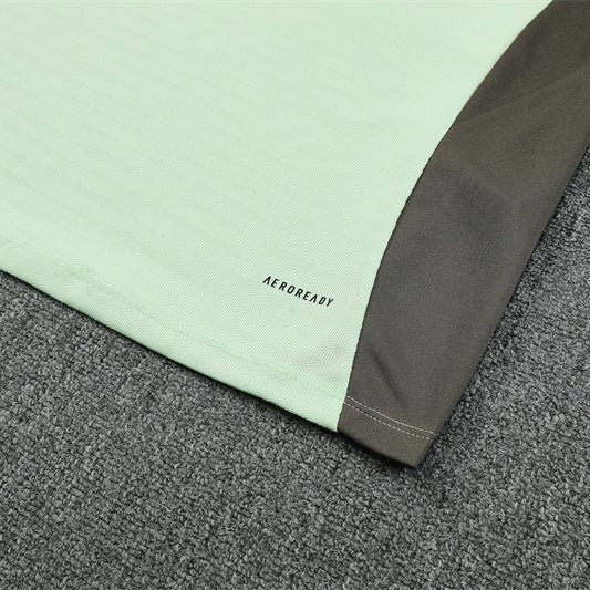 25/26 Real Madrid Training Lime Green Tracksuit - Premium Quality Kits at Football Monarch