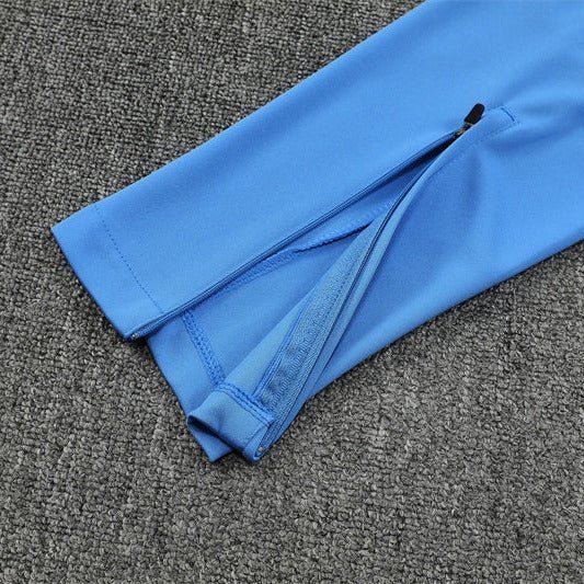 25/26 Real Madrid Training White/Light Blue Kids Size Tracksuit - Premium Quality Kits at Football Monarch