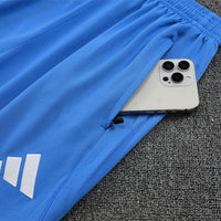 25/26 Real Madrid Training White/Light Blue Kids Size Tracksuit - Premium Quality Kits at Football Monarch