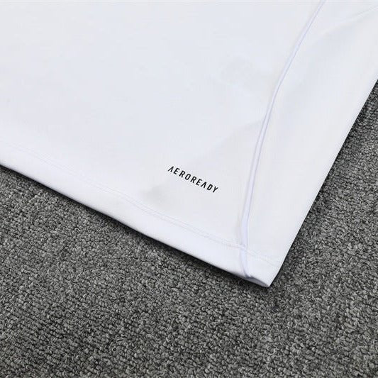 25/26 Real Madrid Training White/Light Blue Tracksuit - Premium Quality Kits at Football Monarch