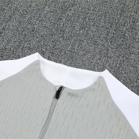 25/26 Tottenham Hotspur Grey Tracksuit - Premium Quality Kits at Football Monarch