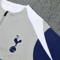 25/26 Tottenham Training Grey Kids Size Tracksuit - Premium Quality Kits at Football Monarch