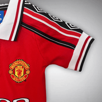 98/99 Manchester United Home Kids Size Kit - Premium Quality Kits at Football Monarch