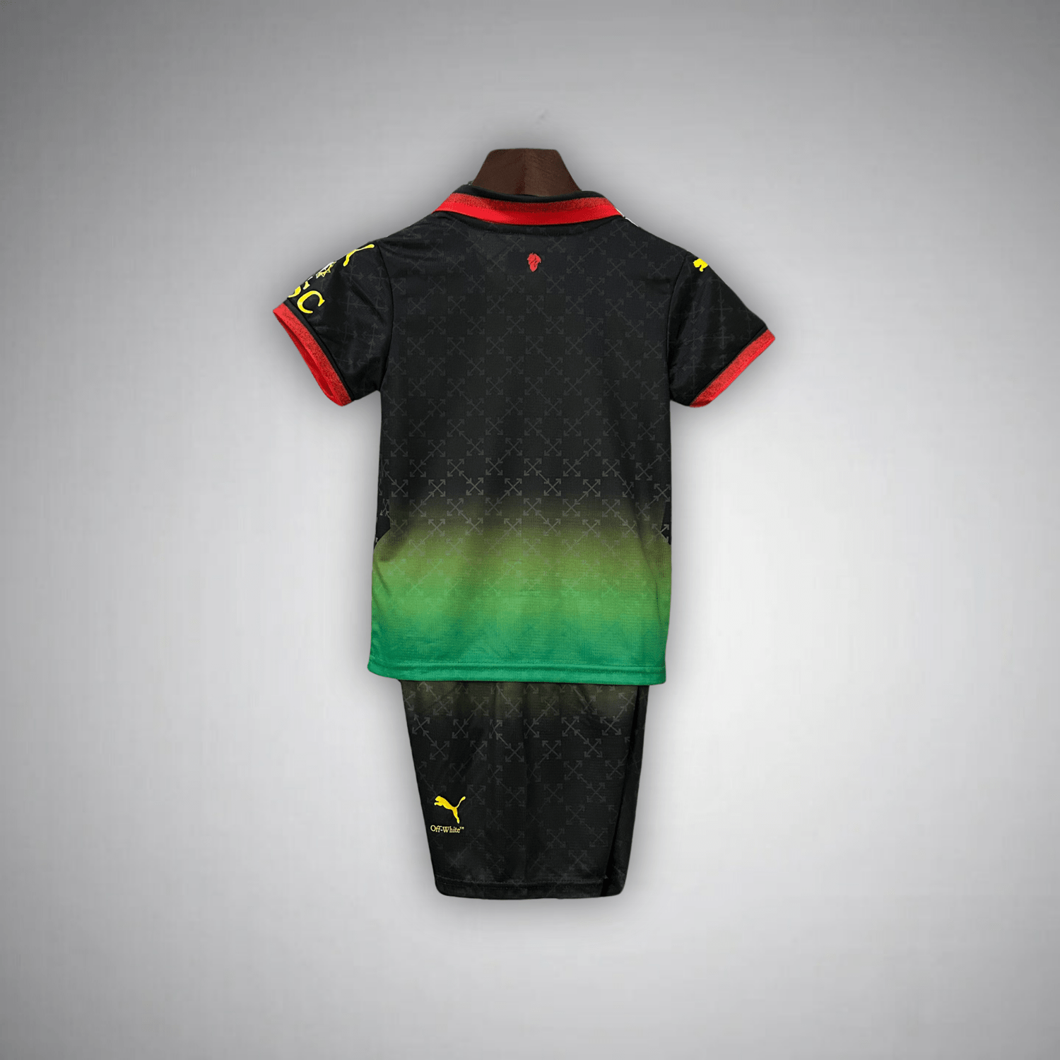 AC Milan x Off - White "Diavoli" Premium Kids Size Kit - Premium Quality Kits at Football Monarch