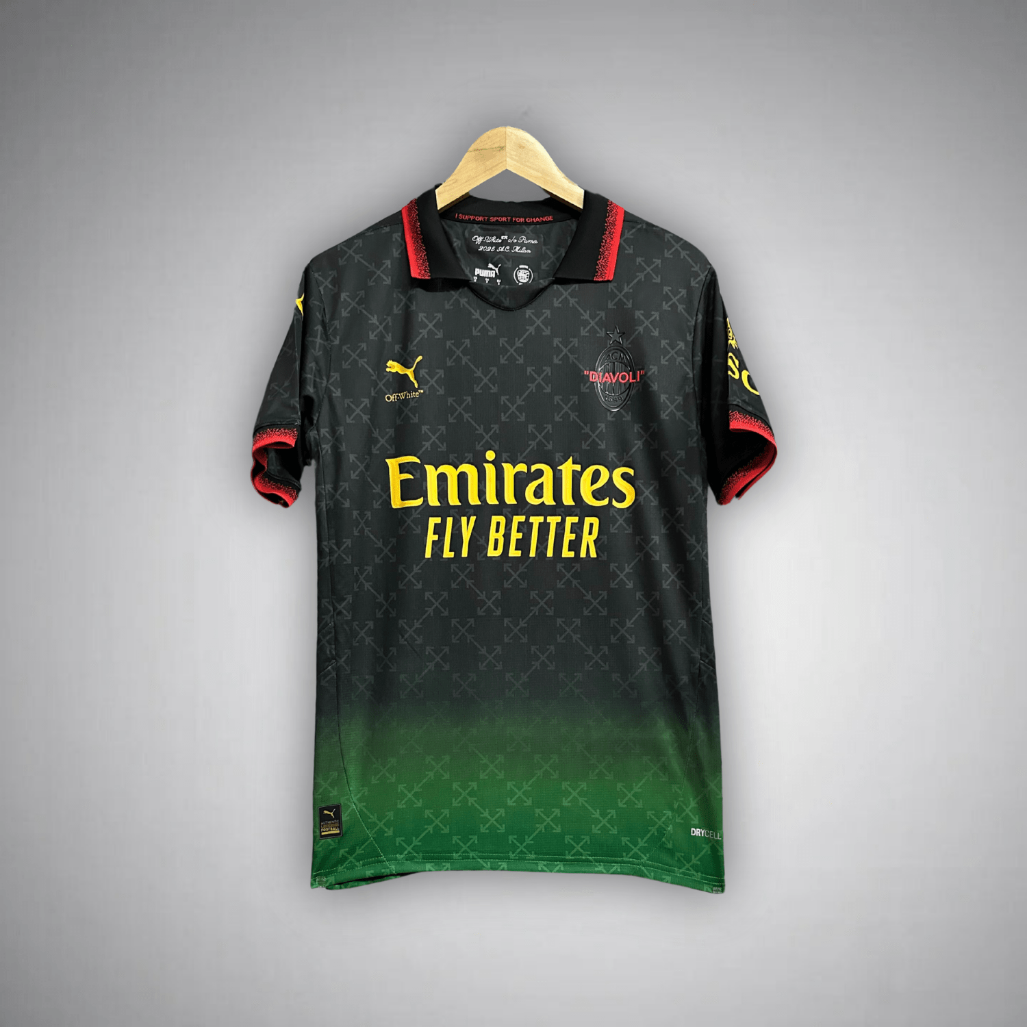 AC Milan x Off - White "Diavoli" Premium Kit - Premium Quality Kits at Football Monarch