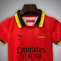 AC Milan x Off - White Premium Kids Size Kit - Premium Quality Kits at Football Monarch