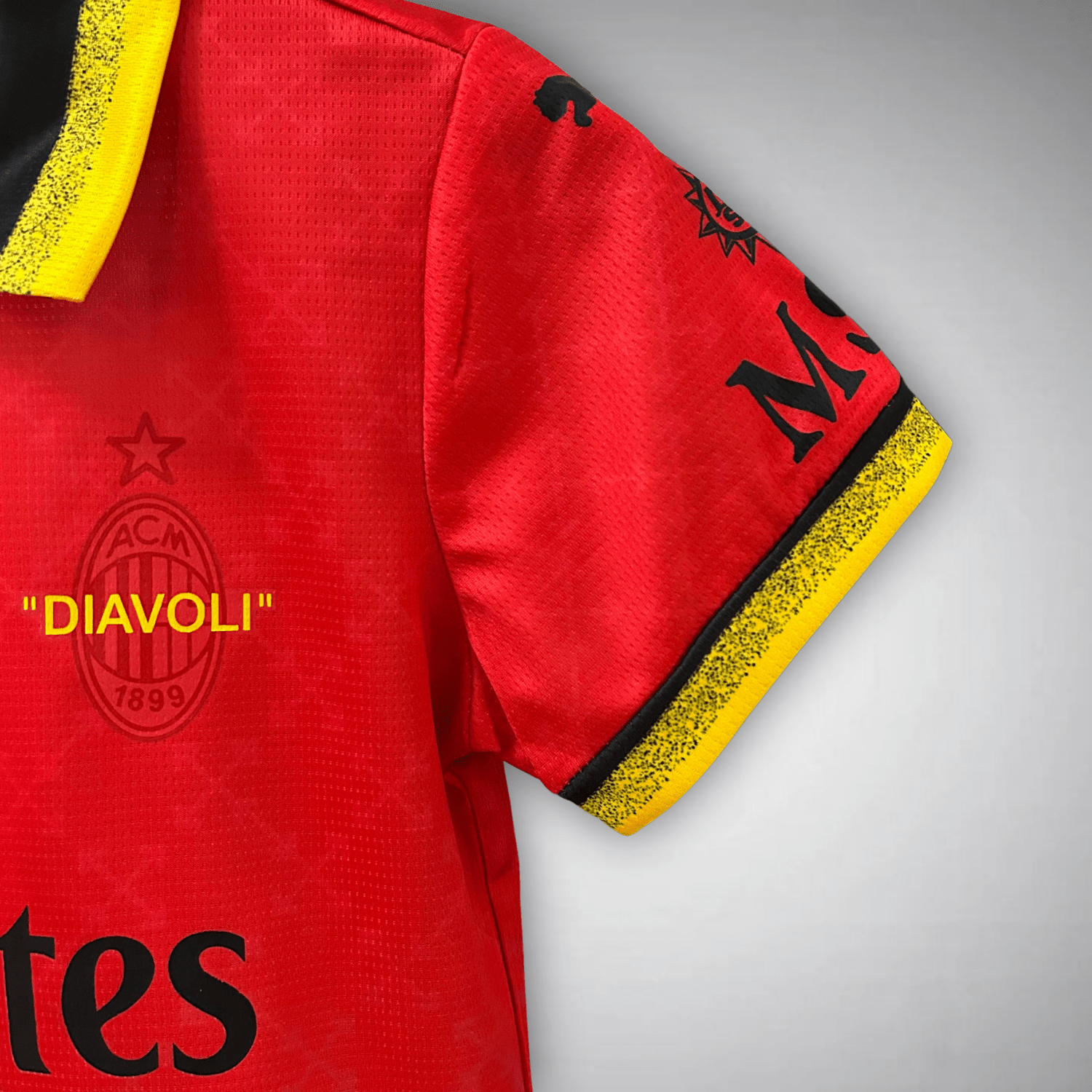 AC Milan x Off - White Premium Kids Size Kit - Premium Quality Kits at Football Monarch