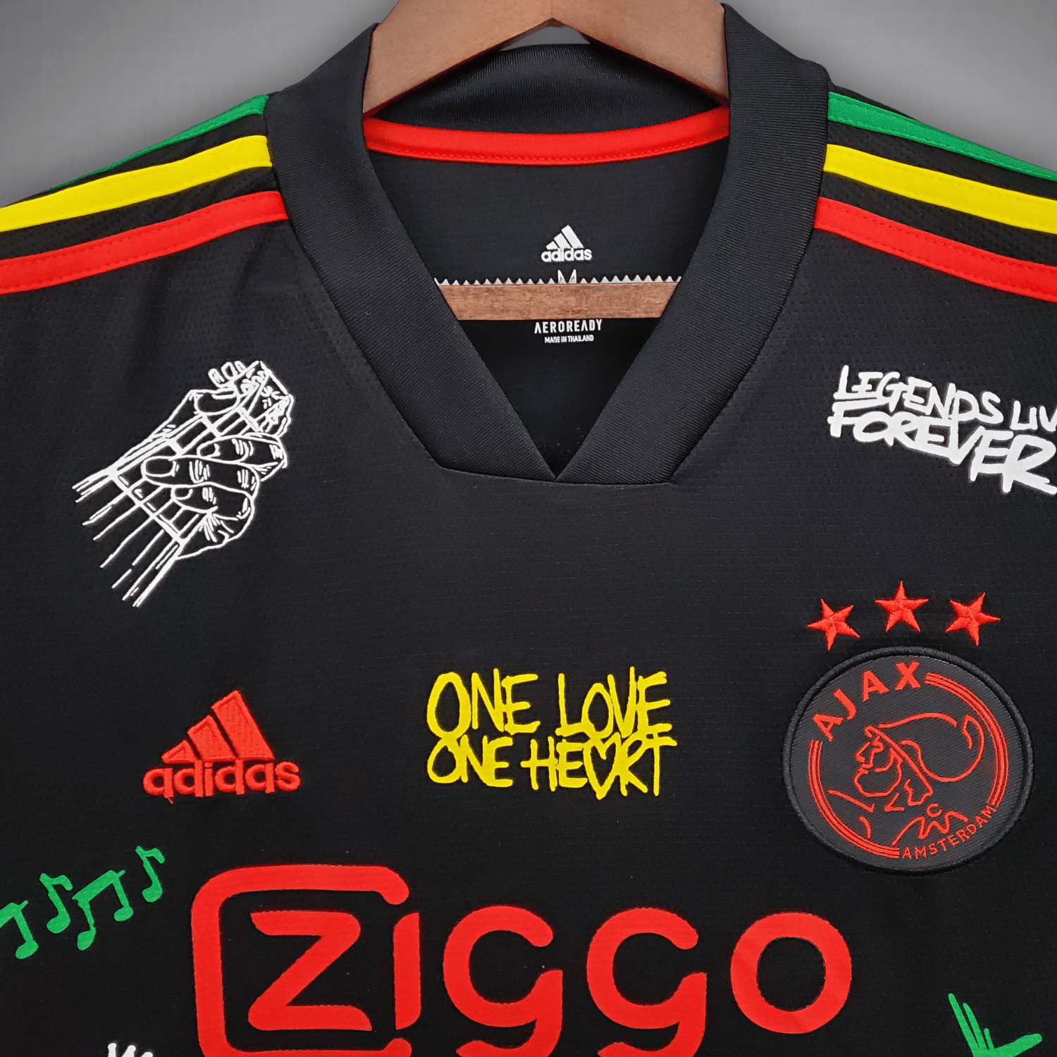 Ajax "Bob Marley" Premium Kit - Premium Quality Kits at Football Monarch