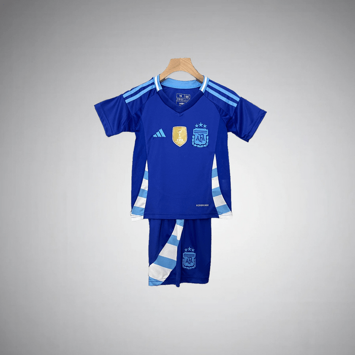 Argentina 2024 Away Kids Size Kit - Premium Quality Kits at Football Monarch