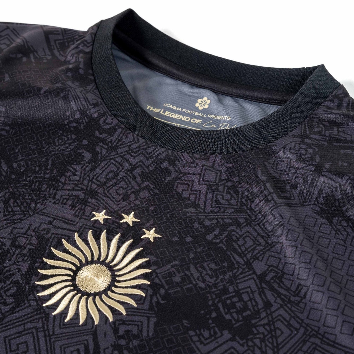 Argentina "La Pulga" Premium Black Kit - Premium Quality Kits at Football Monarch