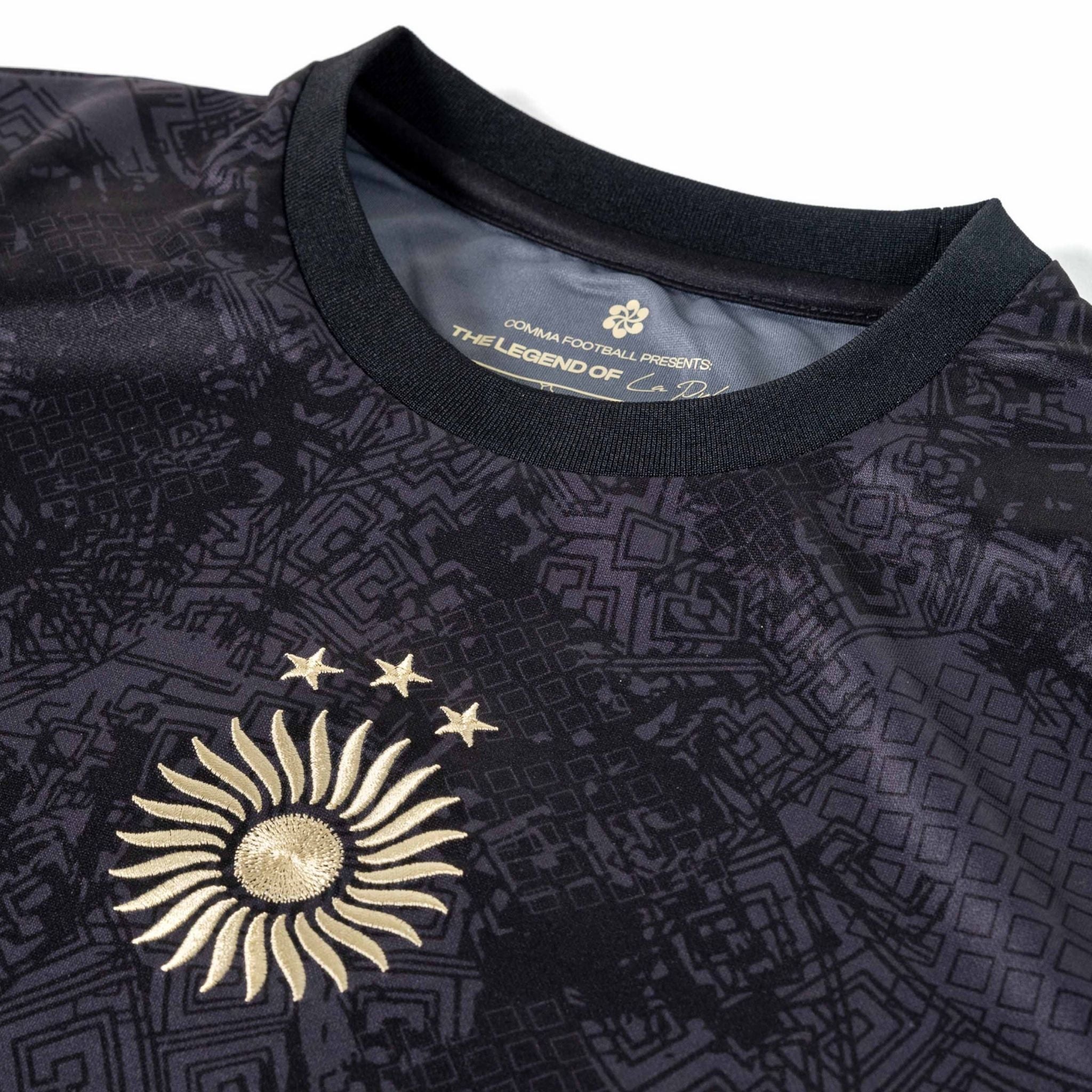 Argentina "La Pulga" Premium Black Kit - Premium Quality Kits at Football Monarch