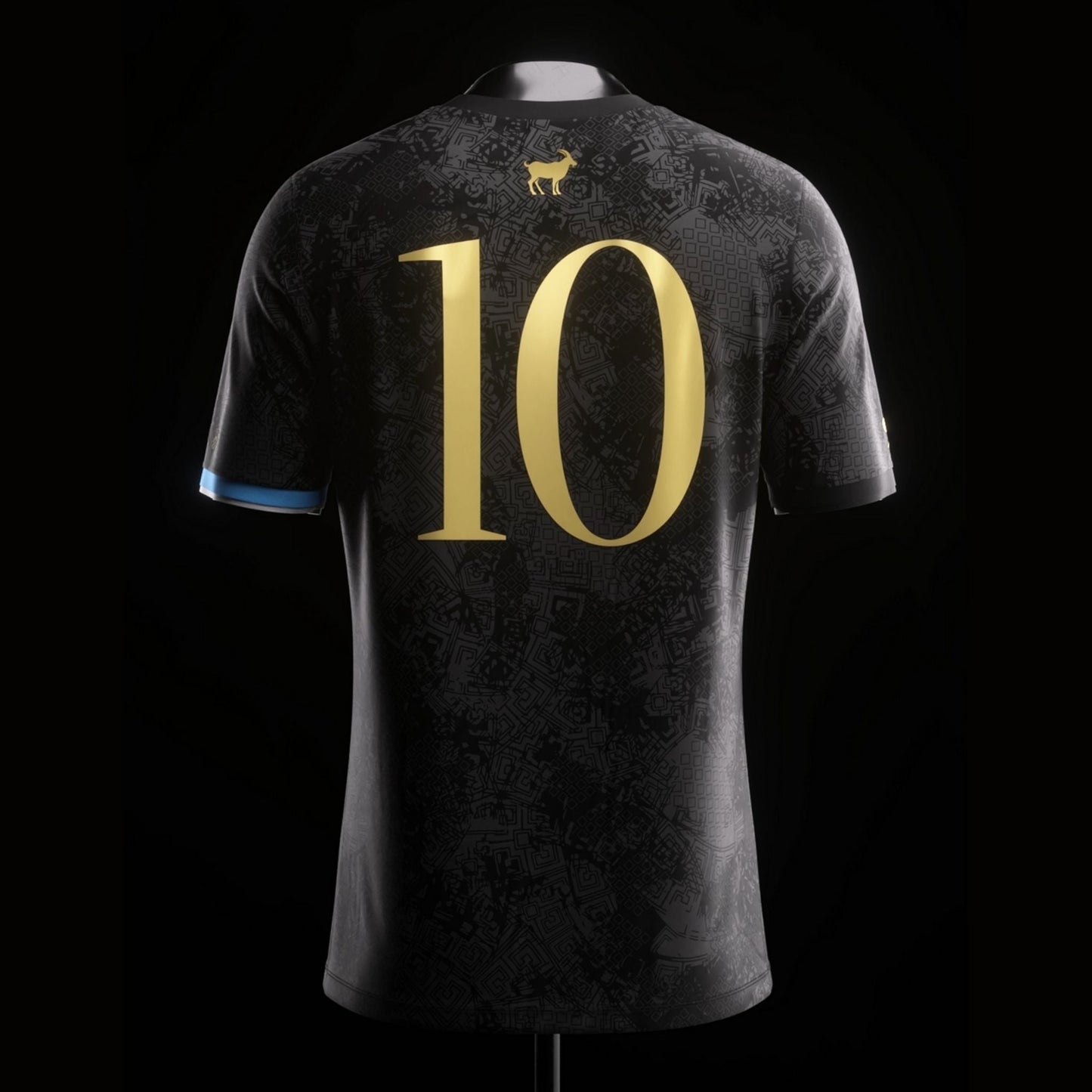 Argentina "La Pulga" Premium Black Kit - Premium Quality Kits at Football Monarch