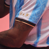 Argentina "La Pulga" Premium White Kit - Premium Quality Kits at Football Monarch