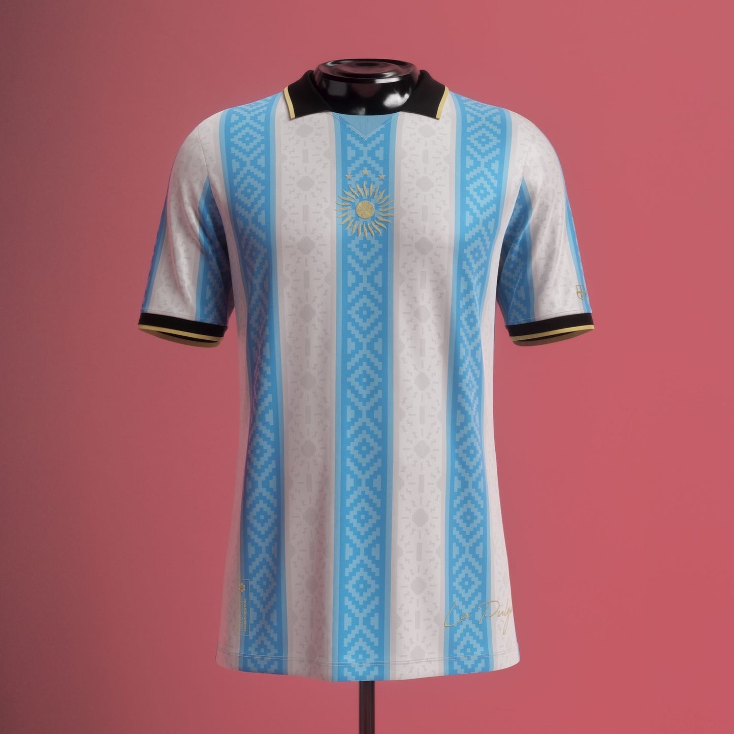 Argentina "La Pulga" Premium White Kit - Premium Quality Kits at Football Monarch