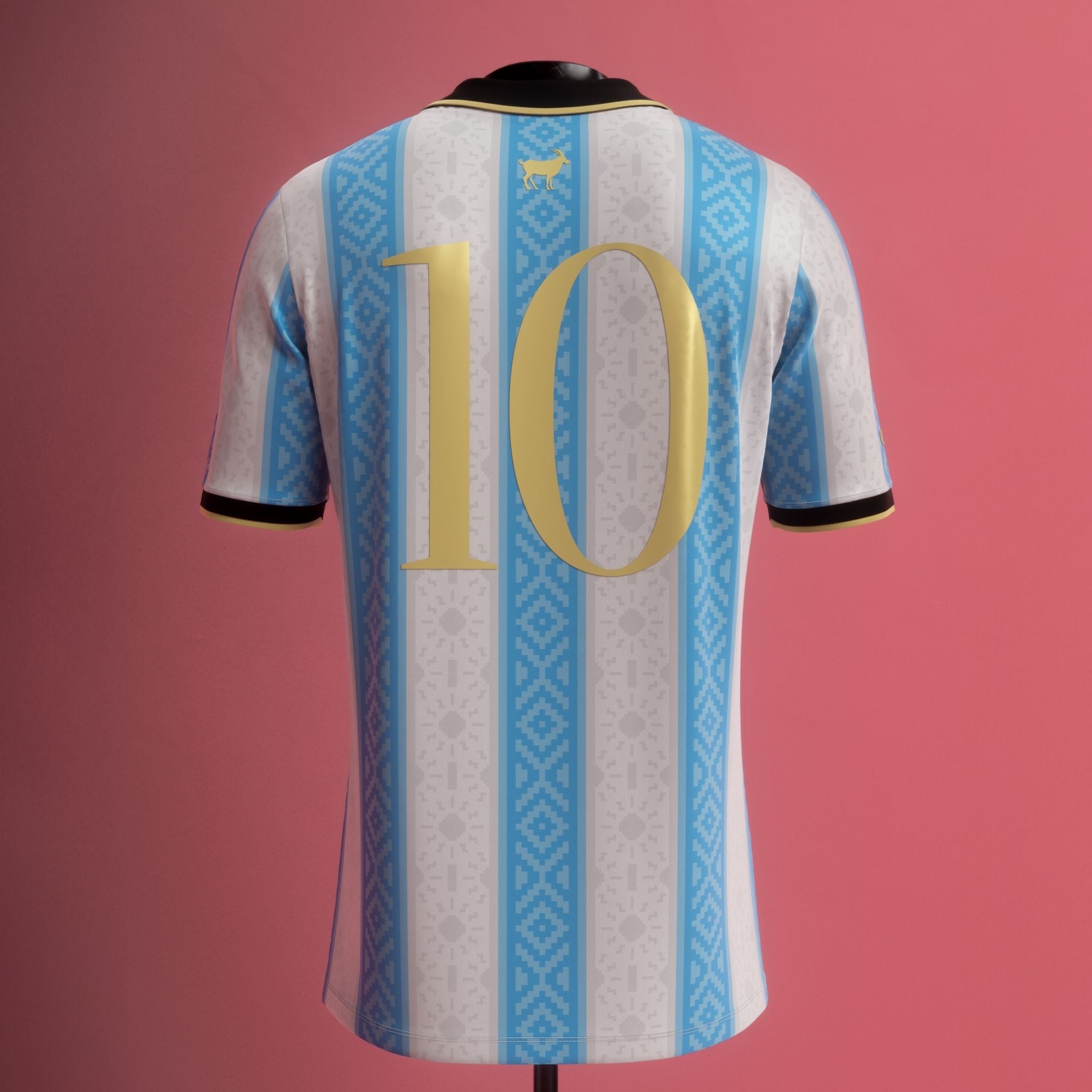Argentina "La Pulga" Premium White Kit - Premium Quality Kits at Football Monarch