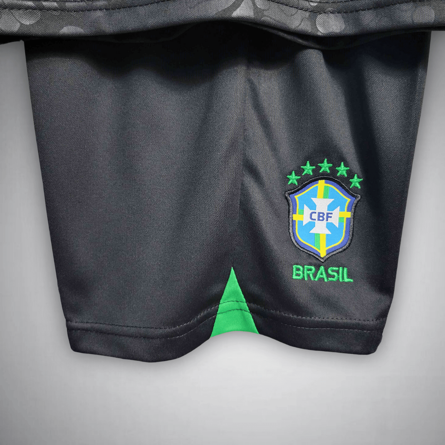 Brazil "Black Leopard" Premium Kids Size Kit - Premium Quality Kits at Football Monarch