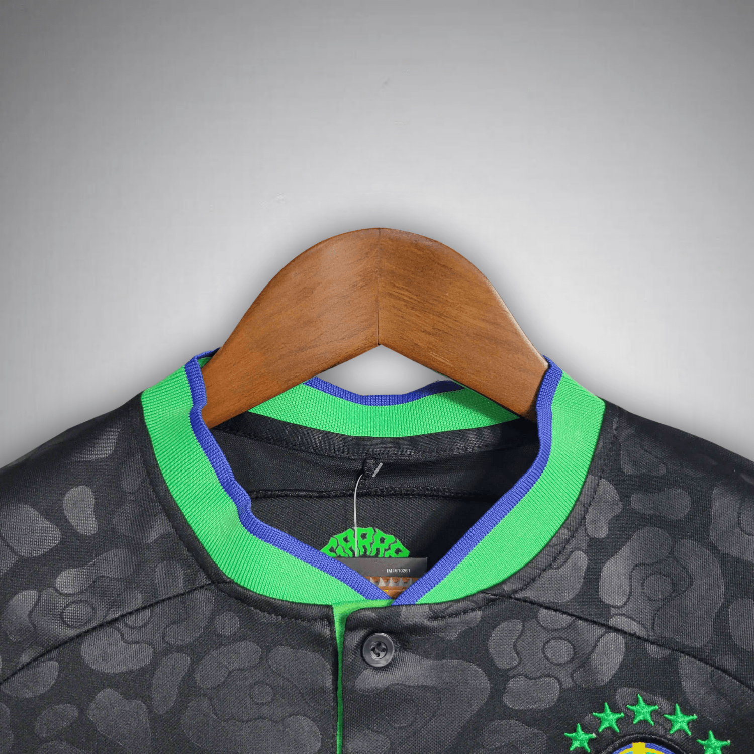 Brazil "Black Leopard" Premium Kids Size Kit - Premium Quality Kits at Football Monarch