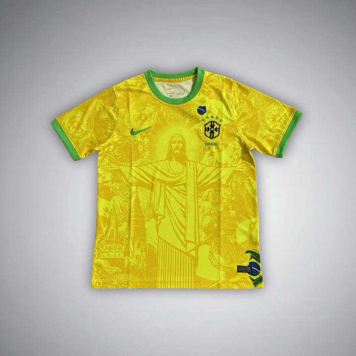 Brazil "Christ the Redeemer" Premium Kit - Premium Quality Kits at Football Monarch