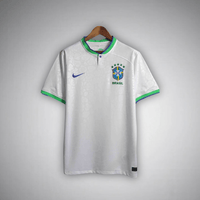 Brazil "Diamante Branco" Premium Kit - Premium Quality Kits at Football Monarch