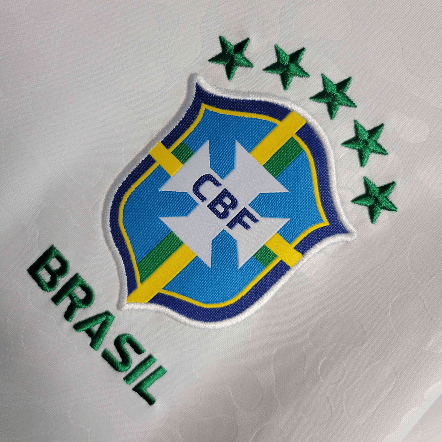 Brazil "Diamante Branco" Premium Kit - Premium Quality Kits at Football Monarch
