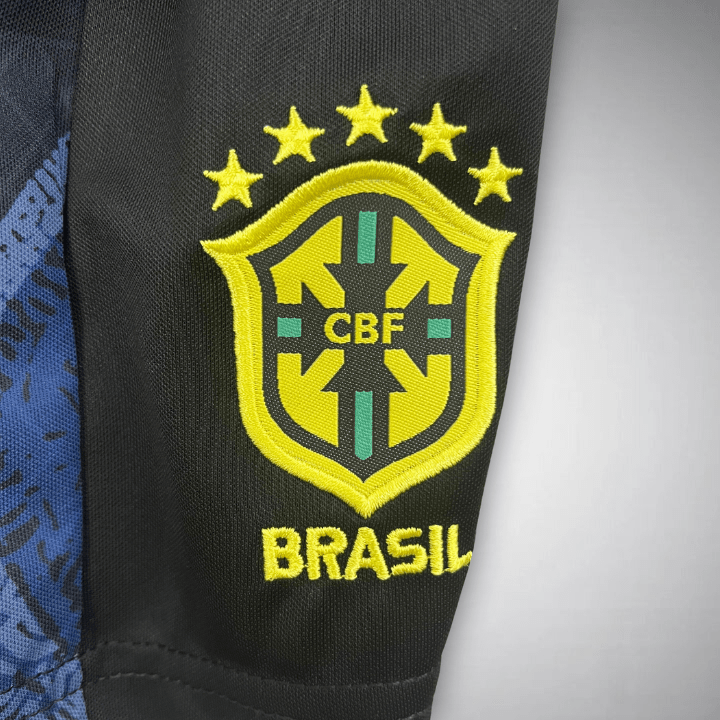 Brazil "Jesus" Premium Blue Kids Size Kit - Premium Quality Kits at Football Monarch