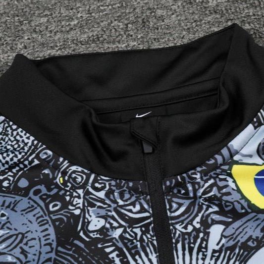 Brazil "Jesus" Premium Kids Size Tracksuit - Premium Quality Kits at Football Monarch