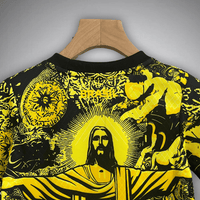 Brazil "Jesus" Premium Kids Size Yellow Kit - Premium Quality Kits at Football Monarch