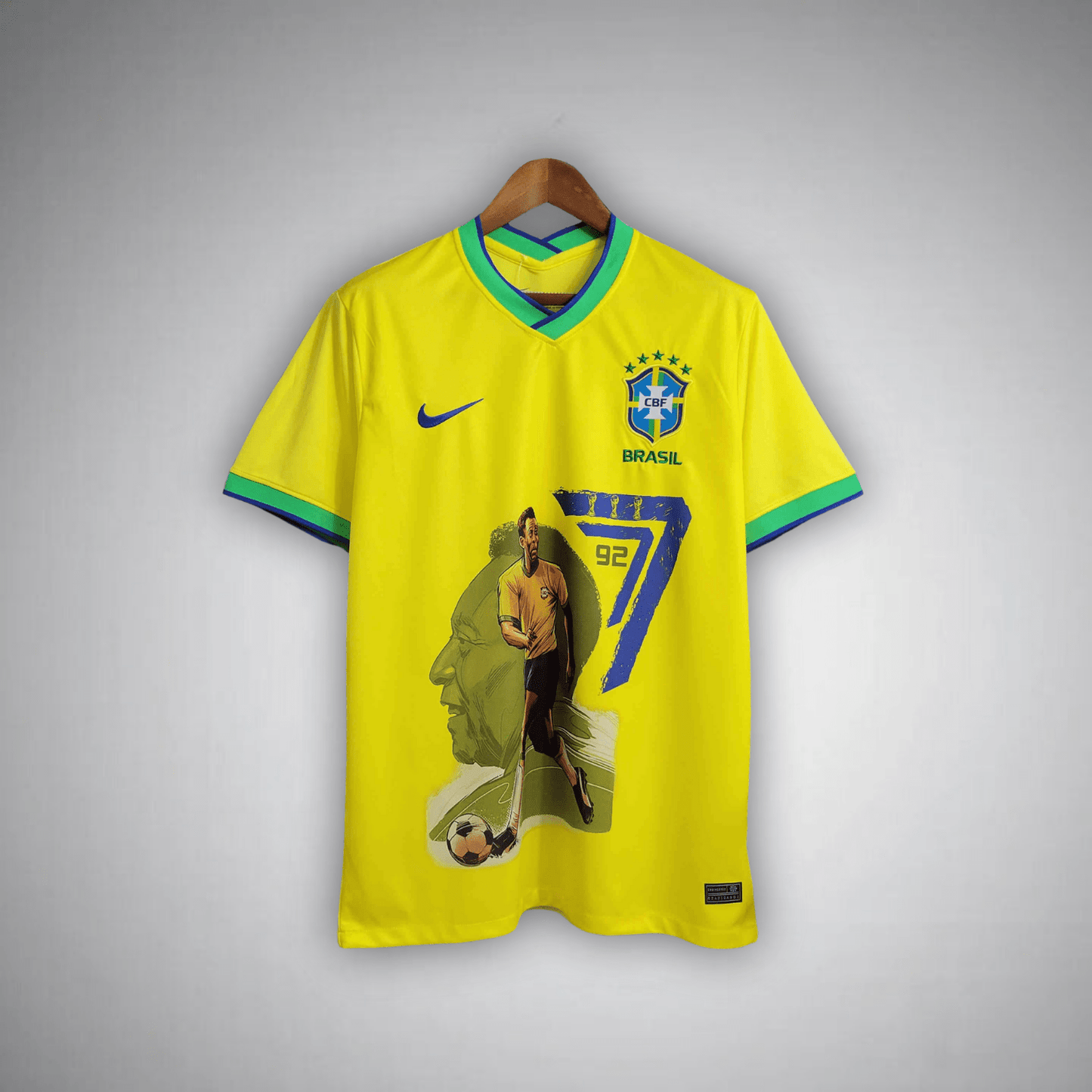 Brazil "Pelé 77/92" Premium Kit - Premium Quality Kits at Football Monarch