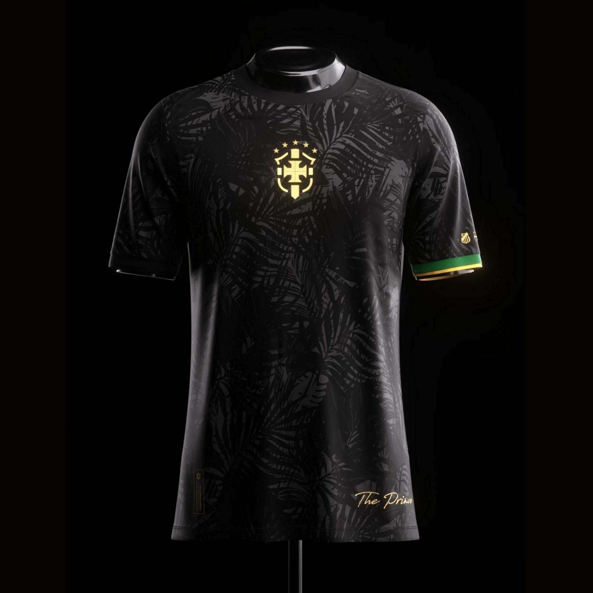 Brazil "The Prince" Premium Black Kit - Premium Quality Kits at Football Monarch