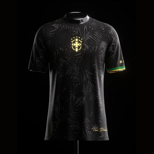 Brazil "The Prince" Premium Black Kit - Premium Quality Kits at Football Monarch