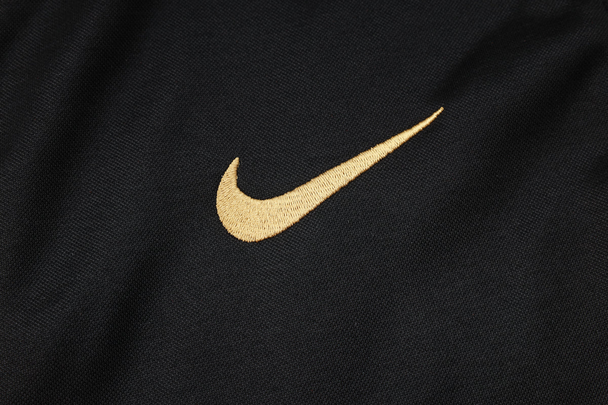 FC Barcelona Black Premium Tracksuit - Premium Quality Kits at Football Monarch