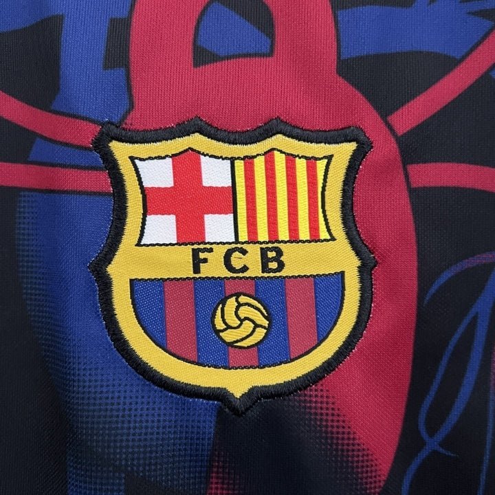 FC Barcelona "Catalan Veins" Kids Size Kit - Premium Quality Kits at Football Monarch