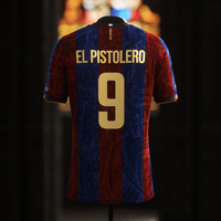 FC Barcelona "El Pistolero" Premium Kit - Premium Quality Kits at Football Monarch