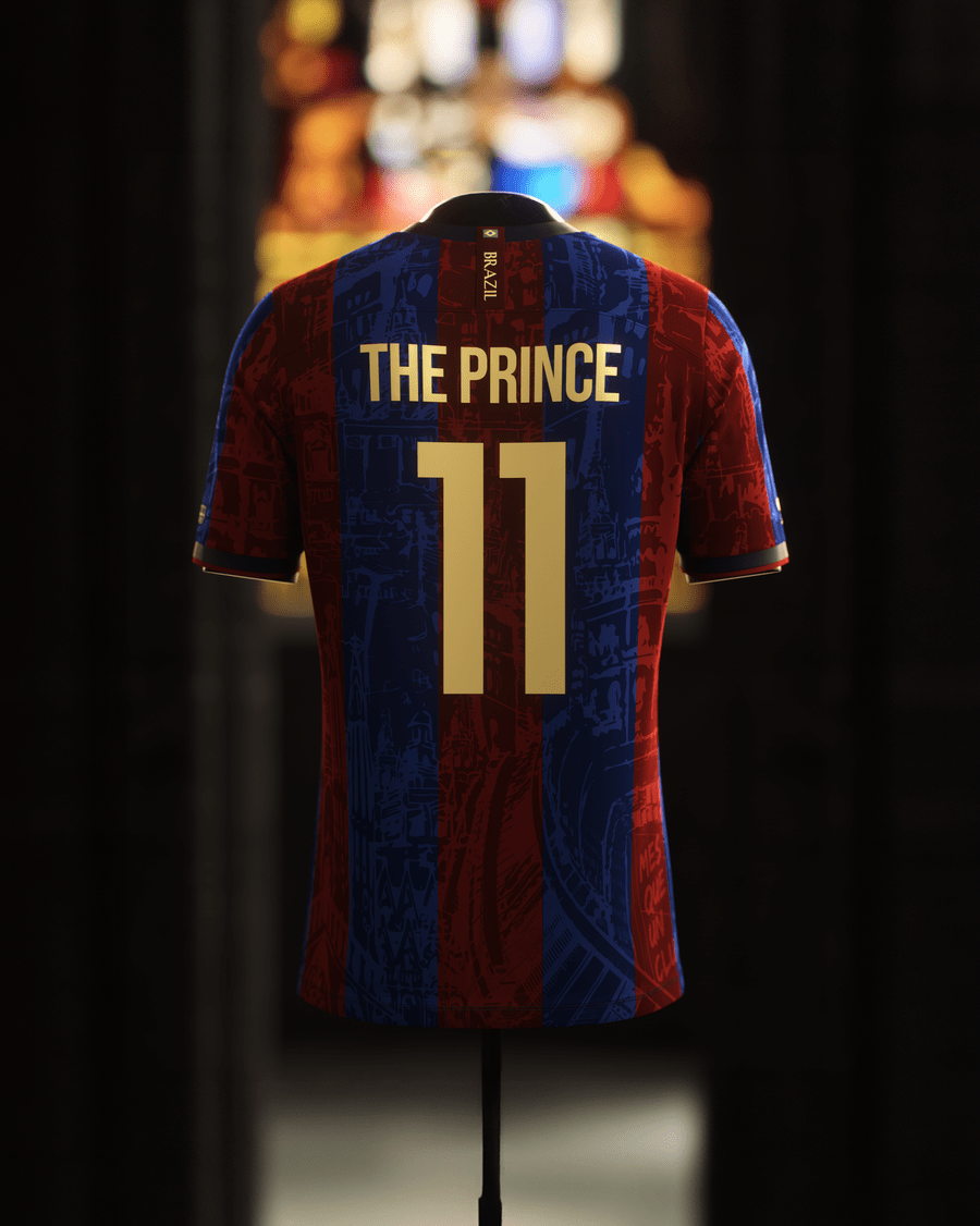 FC Barcelona "The Prince" Premium Kit - Premium Quality Kits at Football Monarch