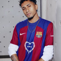 FC Barcelona x Karol G Limited Edition Home Kit - Premium Quality Kits at Football Monarch