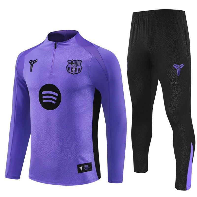 FC Barcelona x Mamba Premium Kids Size Tracksuit - Premium Quality Kits at Football Monarch