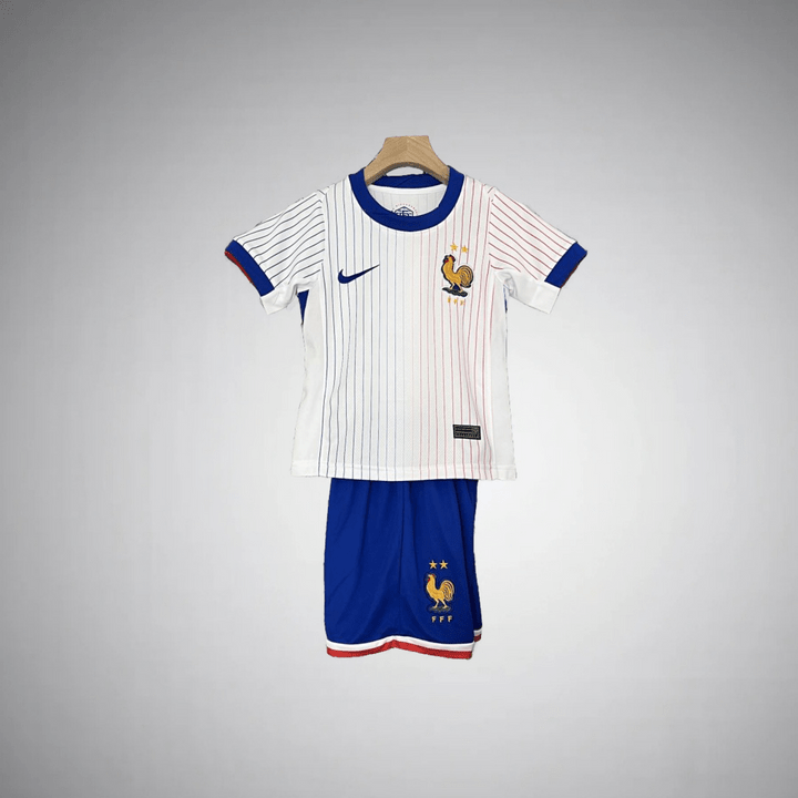 France 2024 Away Kids Size Kit - Premium Quality Kits at Football Monarch