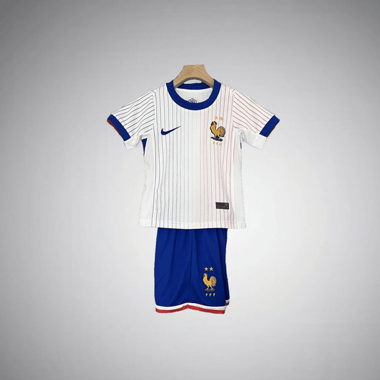 France 2024 Away Kids Size Kit - Premium Quality Kits at Football Monarch