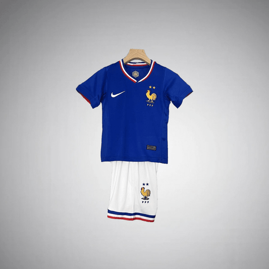 France 2024 Home Kids Size Kit - Premium Quality Kits at Football Monarch