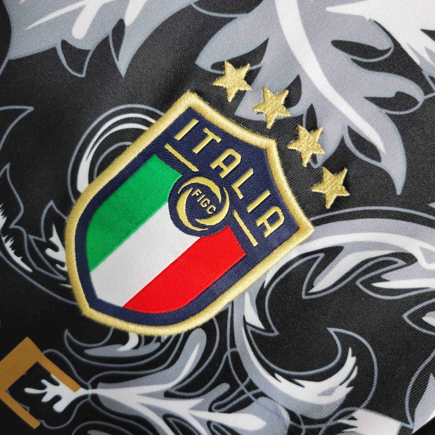Italy "Versace" Premium Black Kit - Premium Quality Kits at Football Monarch