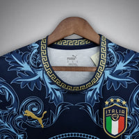 Italy "Versace" Premium Dark Blue Kit - Premium Quality Kits at Football Monarch